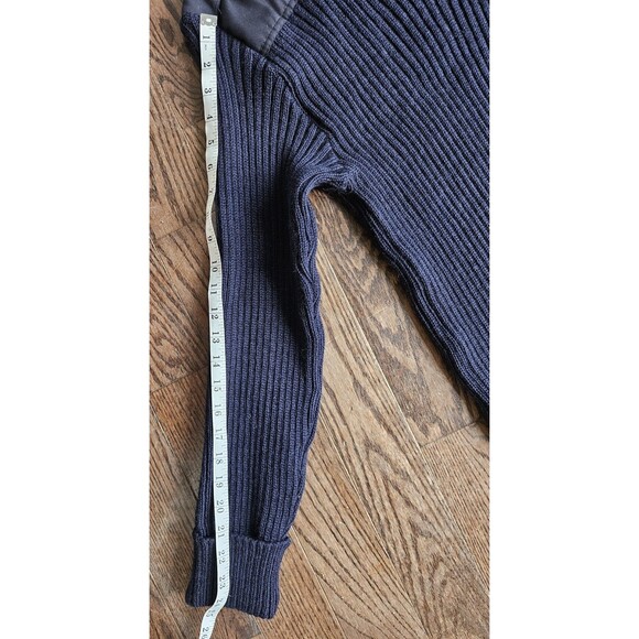 NWT The Marine Shop USMC Blue Wool Knit Sweater Wooly-P Long Sleeve Size 48 - Picture 9 of 14